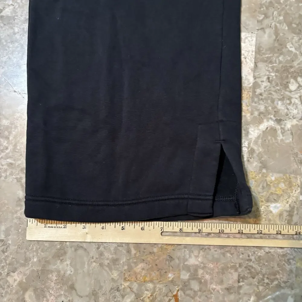Nike Sweatpants Womens Small Black Phoenix Fleece High Waist Wide Leg IH1011